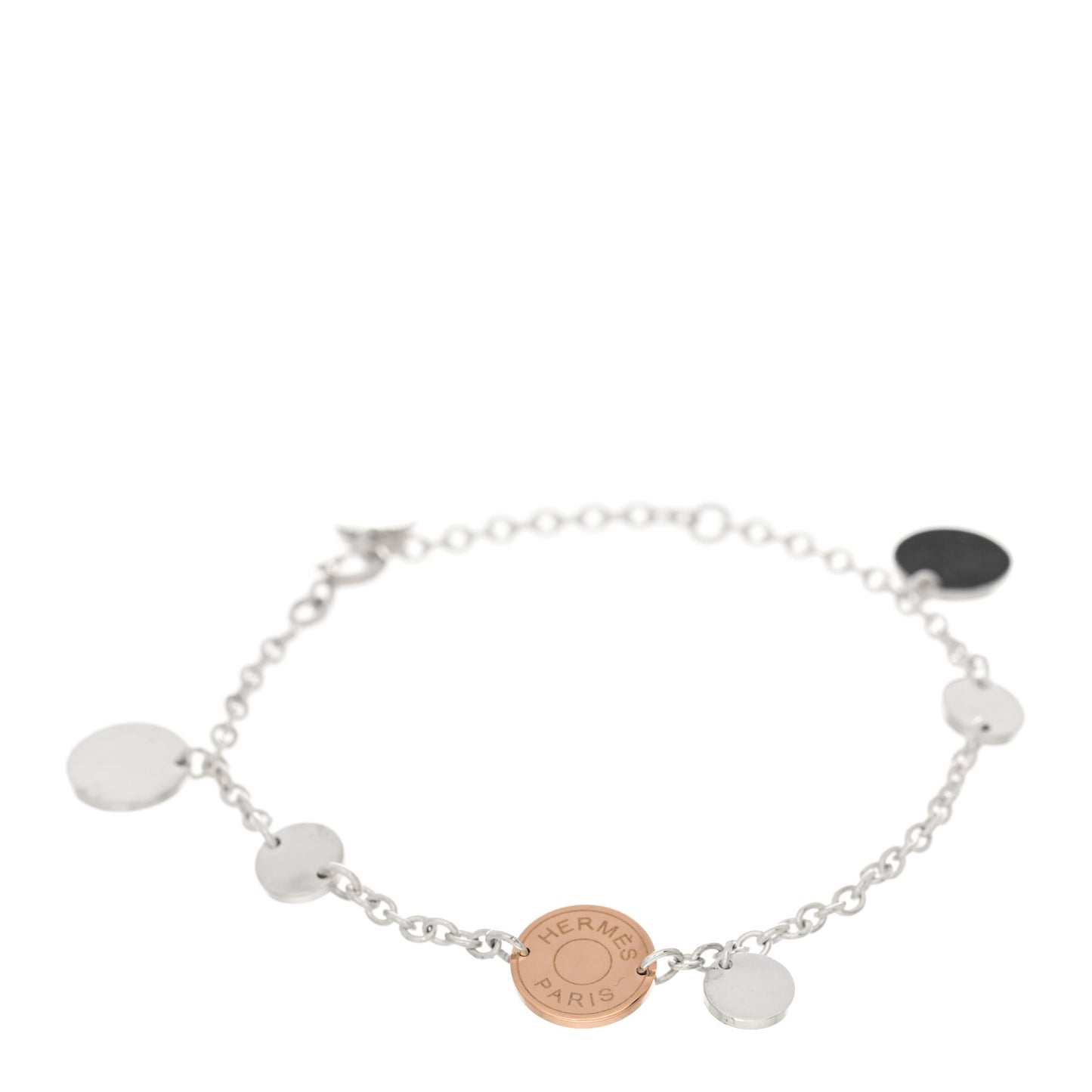Sterling Silver 18K Rose Gold Confettis Bracelet SH