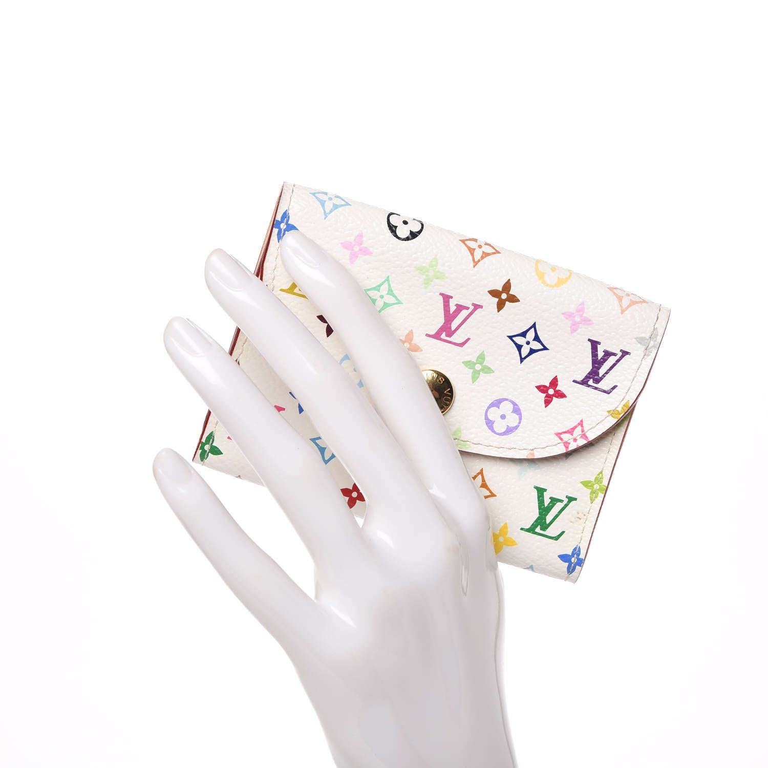 Louis Vuitton Monogram Multicolor Business Card Holder White 2 of 7