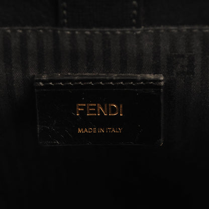 Fendi Vitello Elite Petite 2Jours Tote Black 6 of 7