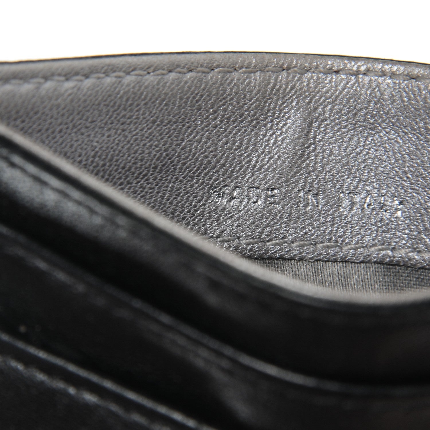 Chanel Lambskin Camellia Embossed Card Holder Black 7 of 8
