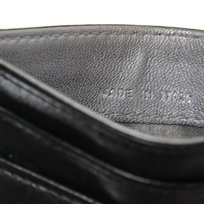 Chanel Lambskin Camellia Embossed Card Holder Black 7 of 8