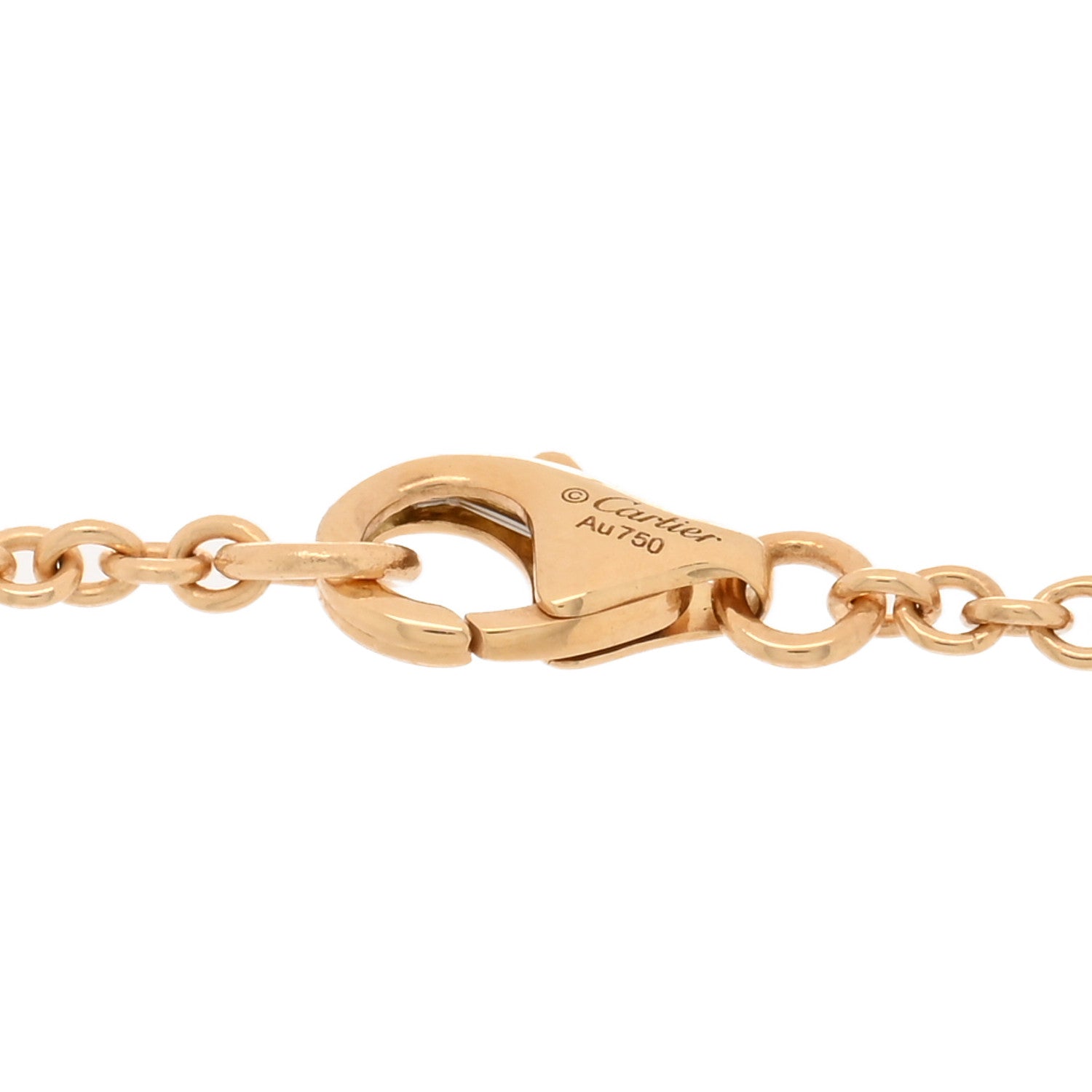 Cartier 18K Yellow Gold Interlocking LOVE Bracelet 3 of 4