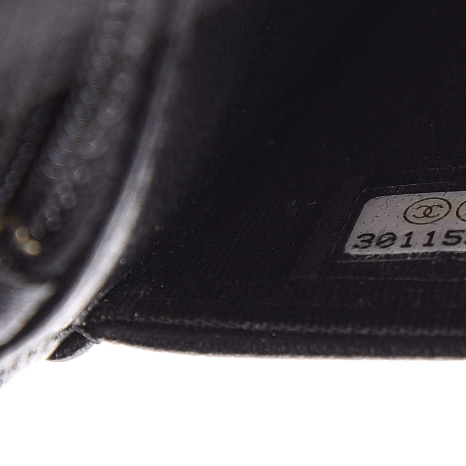 Chanel Shiny Goatskin Quilted 19 Wallet On Chain WOC Black 8 of 13