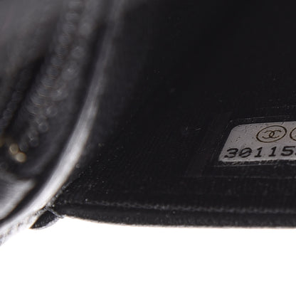 Chanel Shiny Goatskin Quilted 19 Wallet On Chain WOC Black 8 of 13