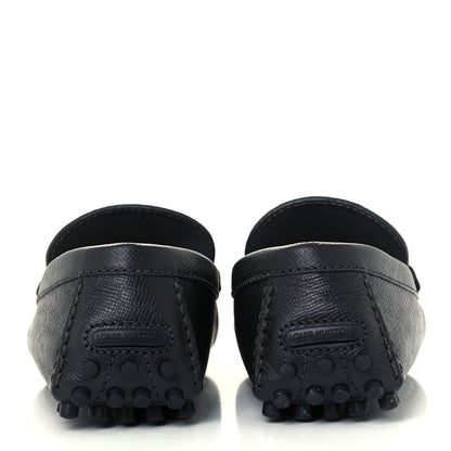 Louis Vuitton Taiga Mens Hockenheim Moccasin Loafers 9 Ardoise 6 of 11