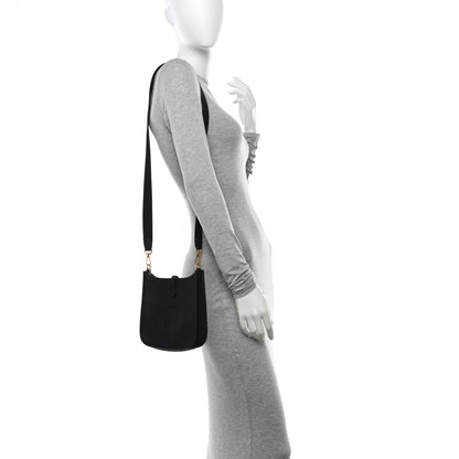 Hermes Taurillon Clemence Evelyne TPM Black 2 of 10