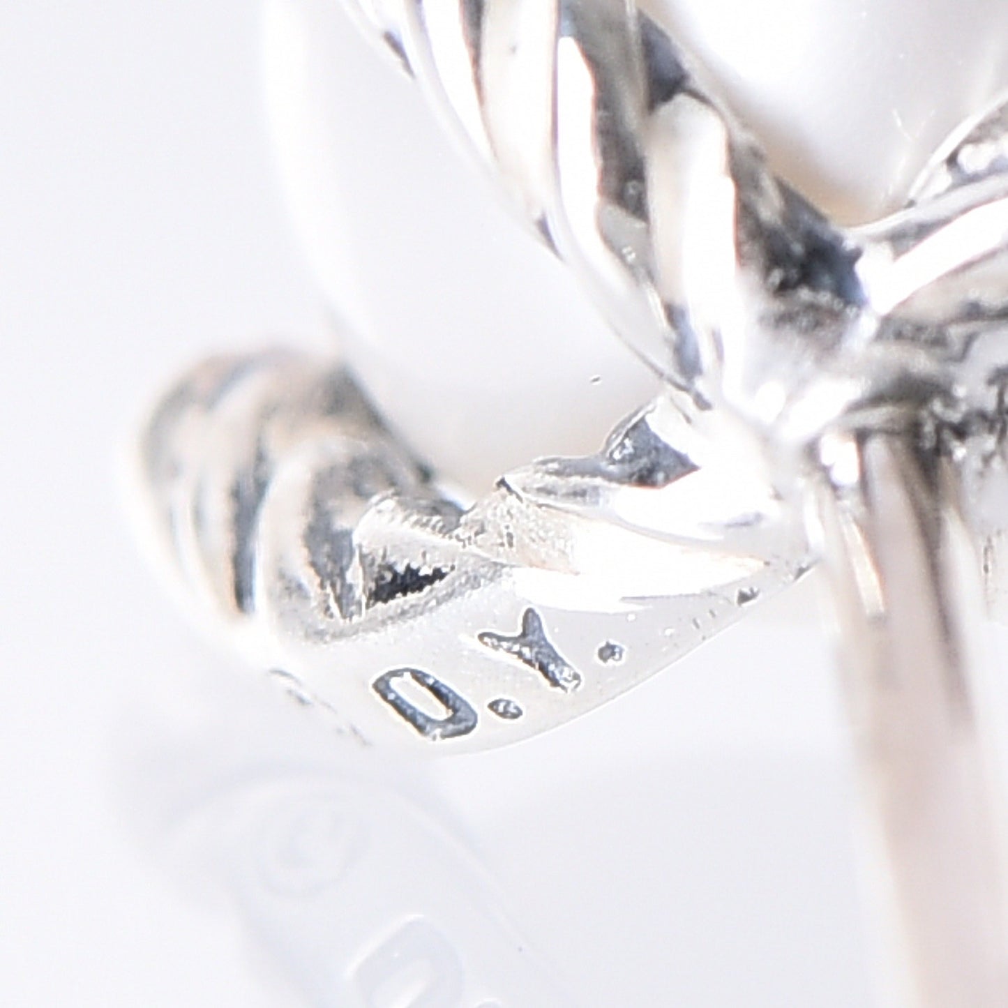 Sterling Silver Diamond Pearl 7mm Earrings
