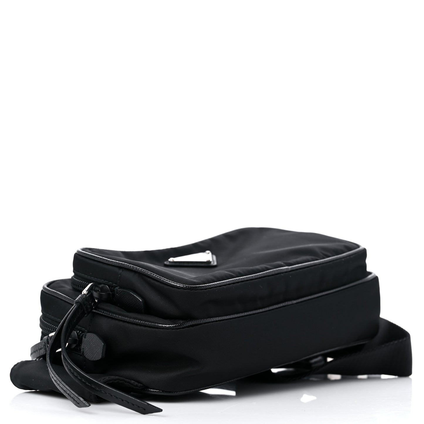 Tessuto Nylon Saffiano Belt Bag Black