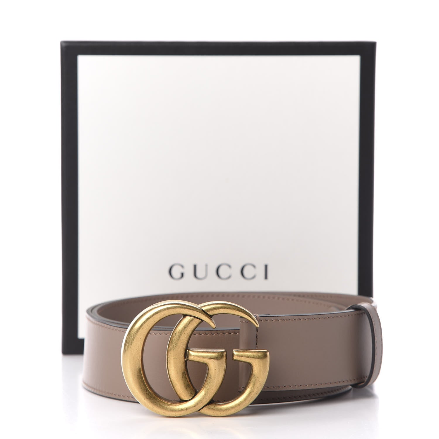 Gucci Calfskin Double G 40mm Belt 95 38 Porcelain Rose 7 of 7