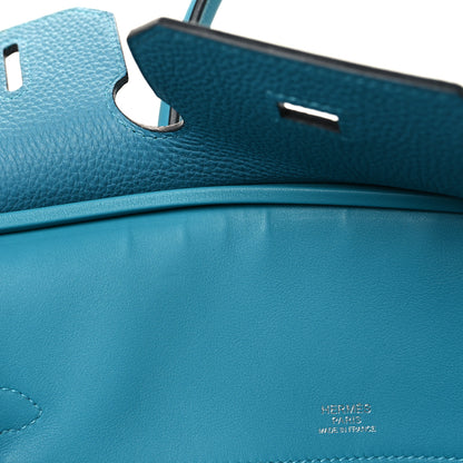 Hermes Togo Swift Ghillies Birkin 30 Turquoise 13 of 13