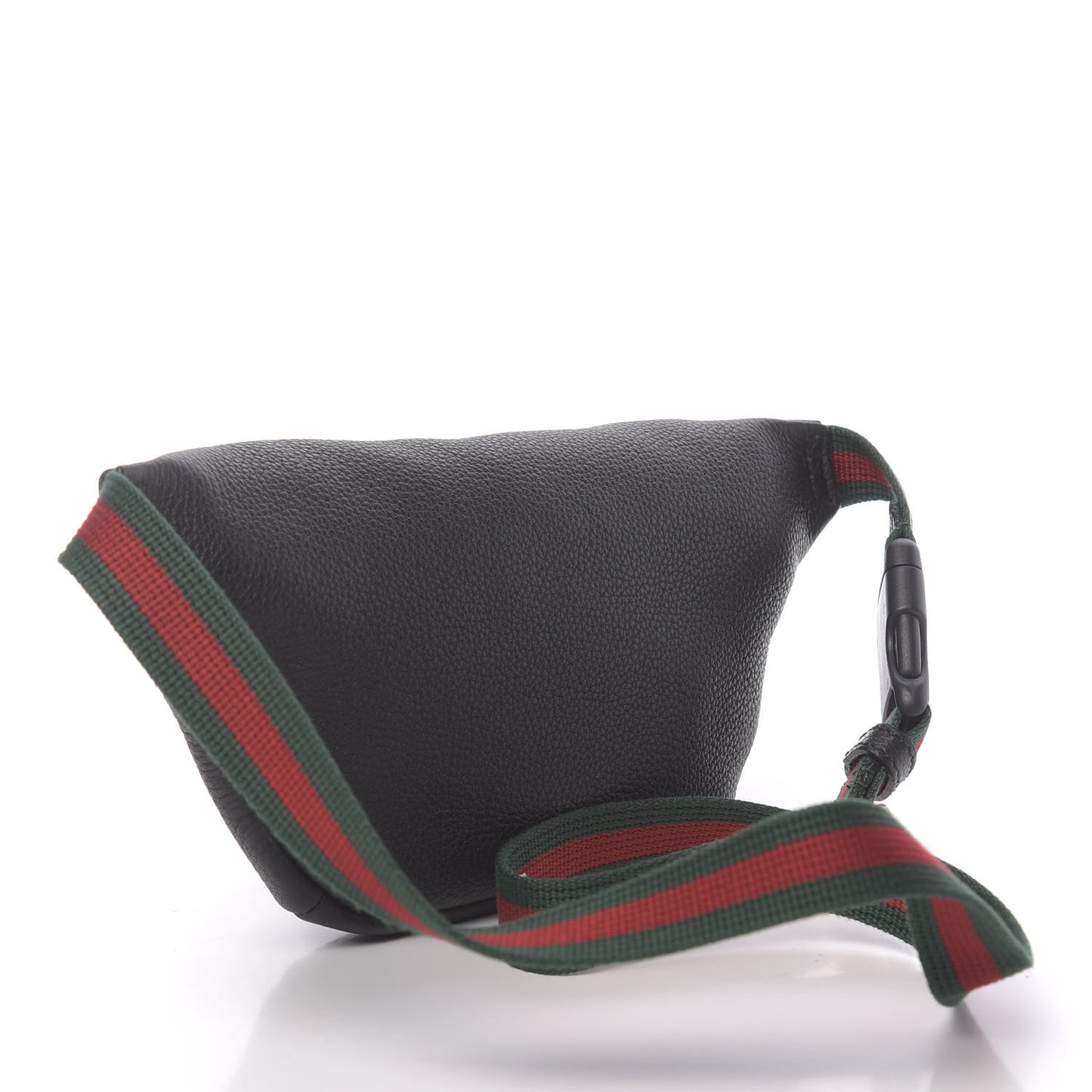 Grained Calfskin Small Logo Belt Bag Black