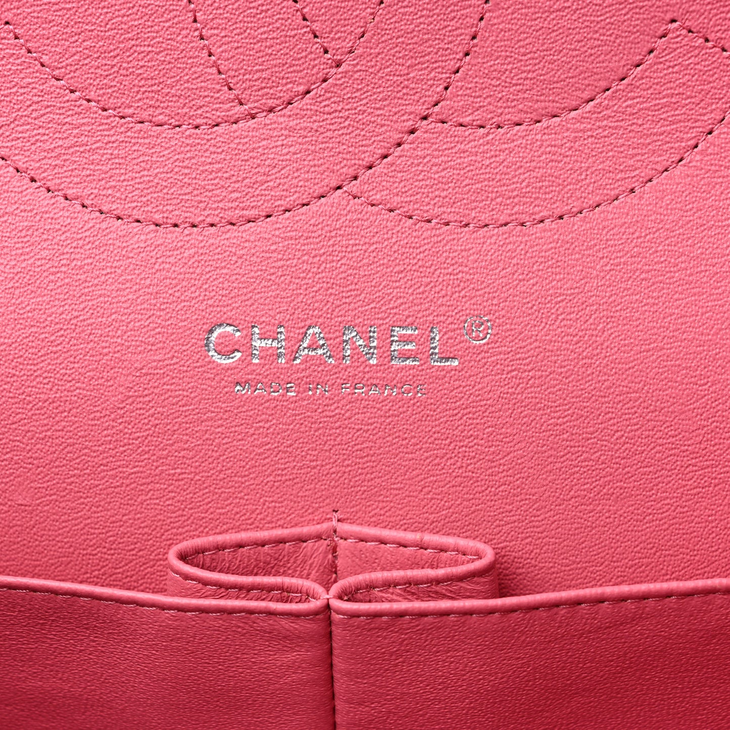 Lambskin Quilted Jumbo Double Flap Pink