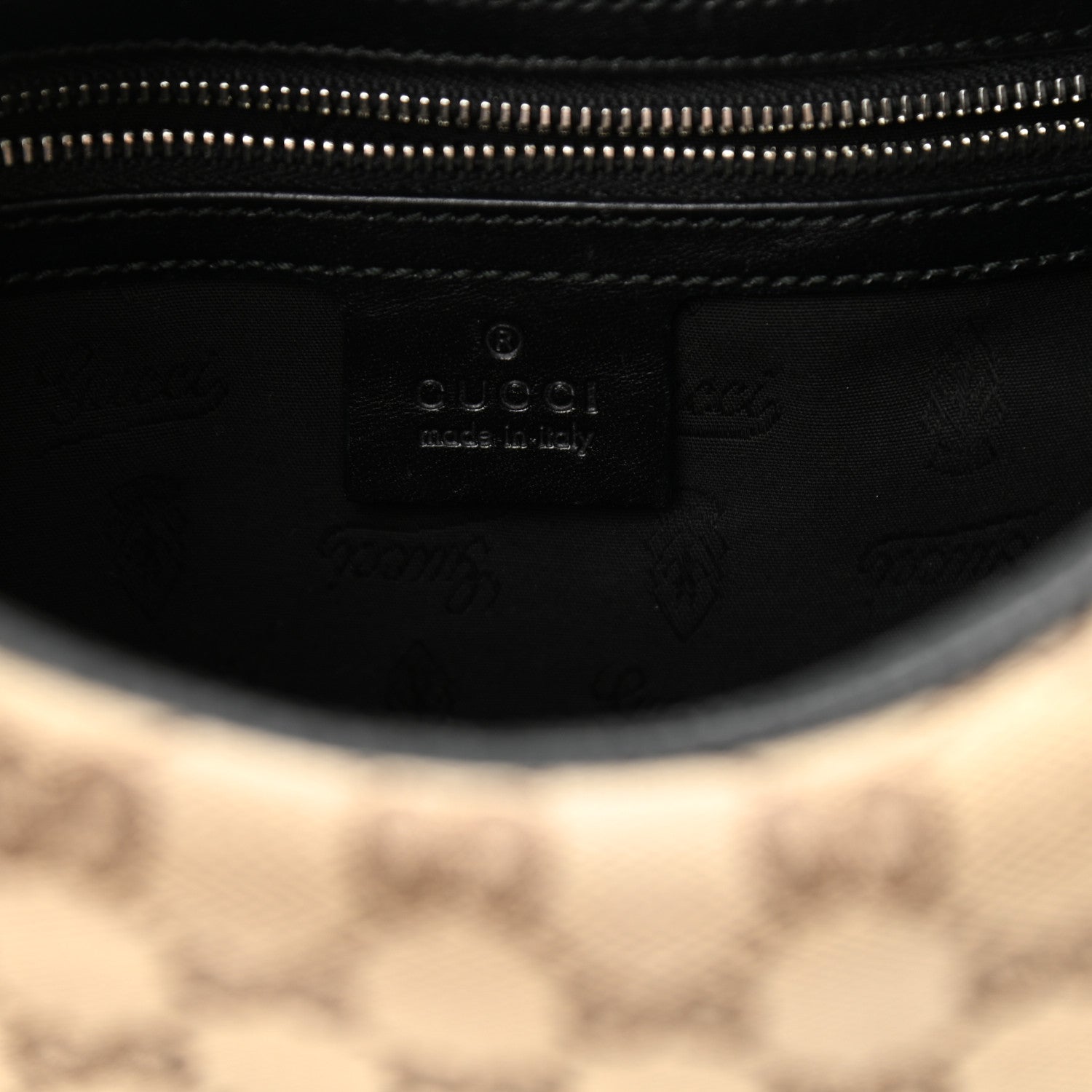 Gucci Monogram Medium GG Twins Hobo Black 6 of 14