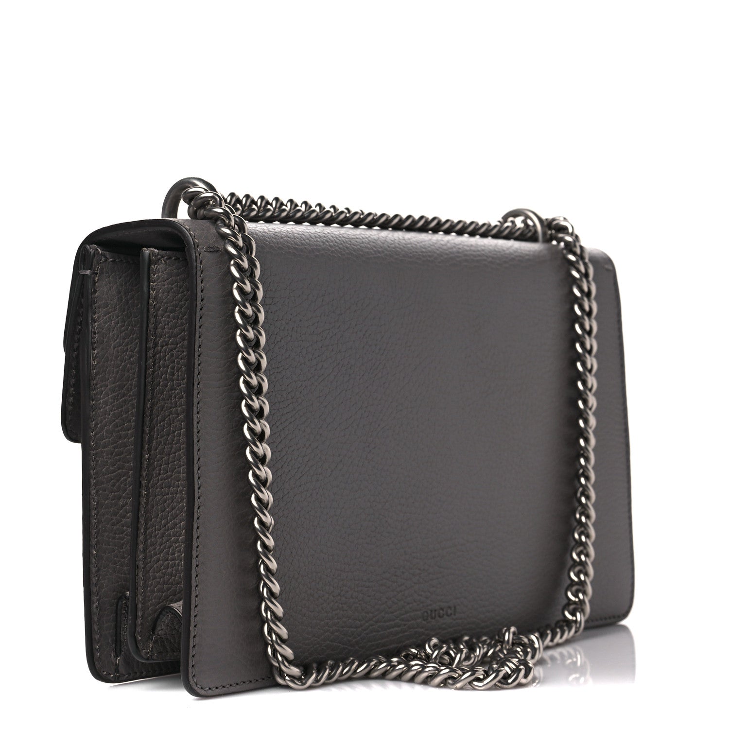 Gucci Pebbled Calfskin Small Dionysus Shoulder Bag Dusty Grey 3 of 7