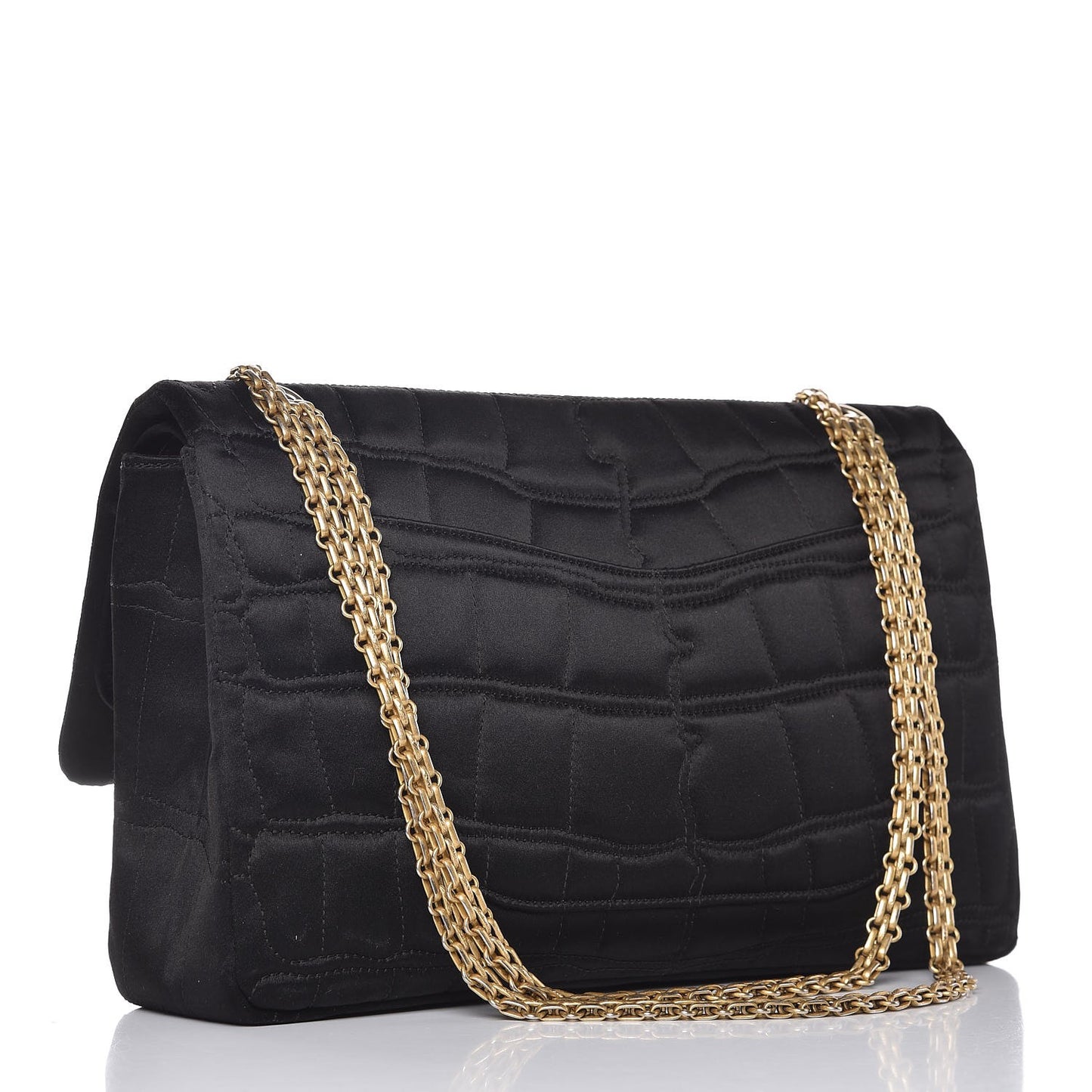 Satin Coco's Croc 2.55 Reissue 227 Flap Black