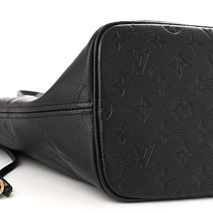 Louis Vuitton Empreinte Monogram Giant Neverfull MM Black 9 of 11
