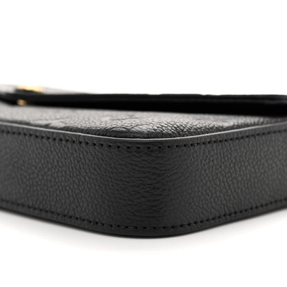 Louis Vuitton Empreinte Pochette Felicie Chain Wallet Black 10 of 10
