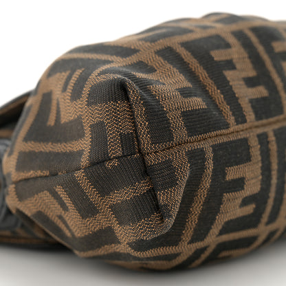 Fendi Zucca Sequin Chef Shoulder Bag Tobacco 10 of 16