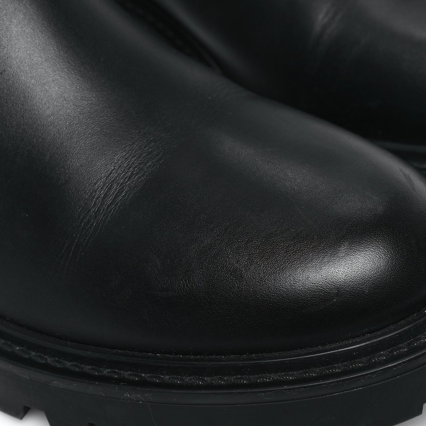 Technical Fabric Calfskin D-Major Boots 40 Taupe Black