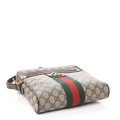 Gucci GG Supreme Monogram Web Small Ophidia Messenger Bag Brown 3 of 9