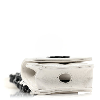 Chanel Caviar Quilted Airpods Pro Holder Belt White 4 of 11