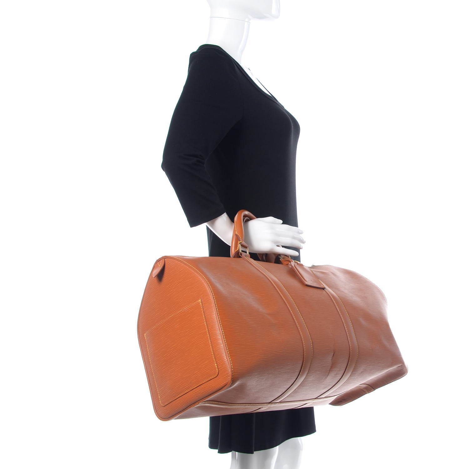 Louis Vuitton Epi Keepall 50 Cipango 2 of 12
