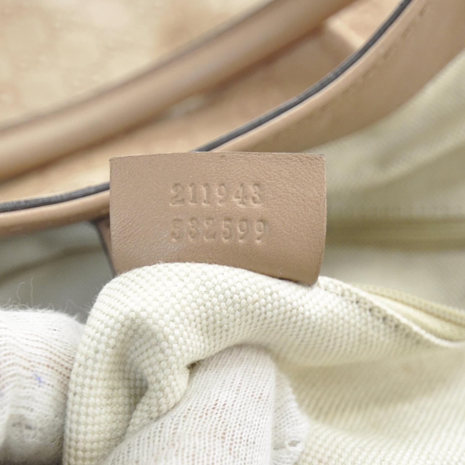 Gucci Guccissima Large Sukey Tote Winter Rose 9 of 10