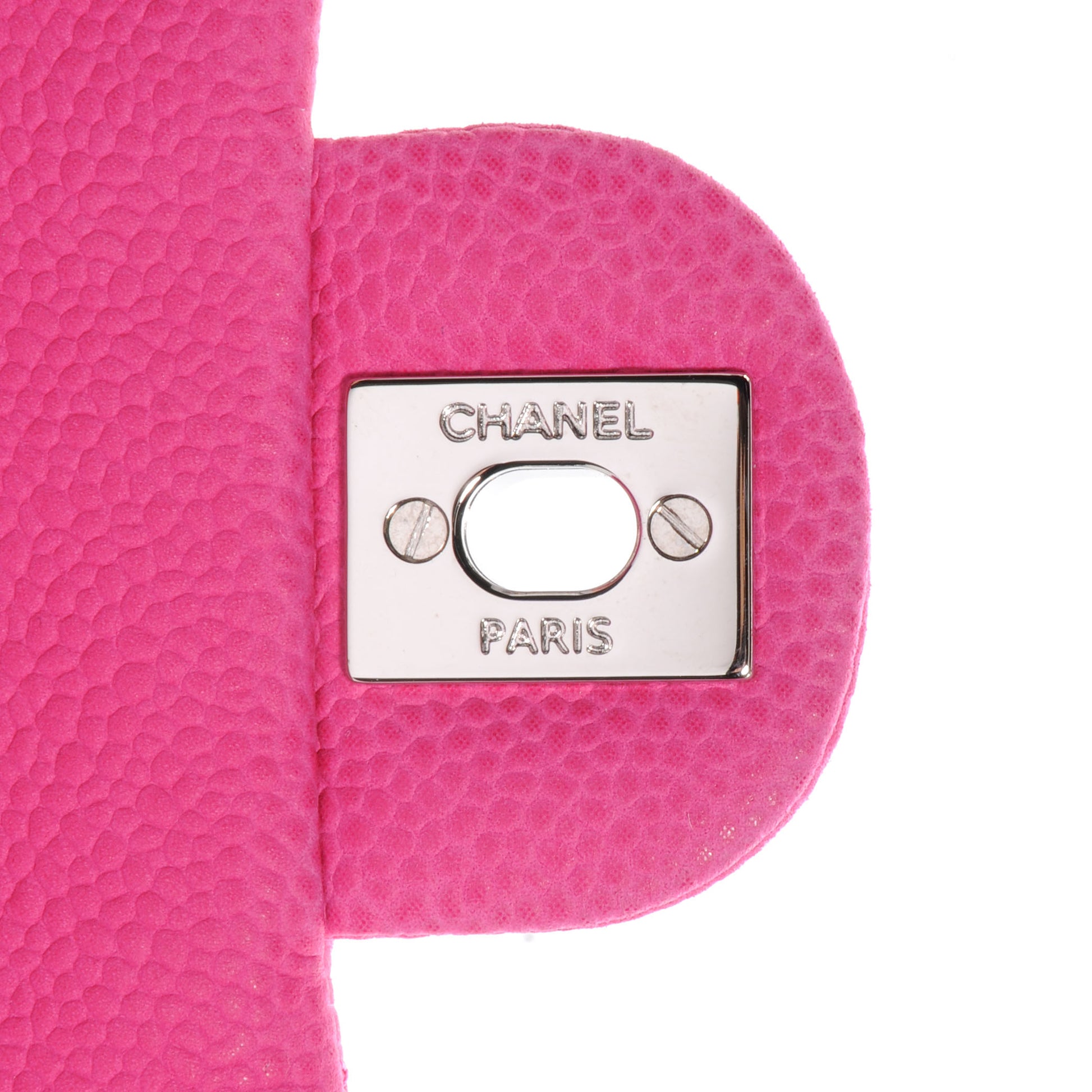 Chanel Iridescent Caviar Daily Zip Crossbody Fuchsia 8 of 9