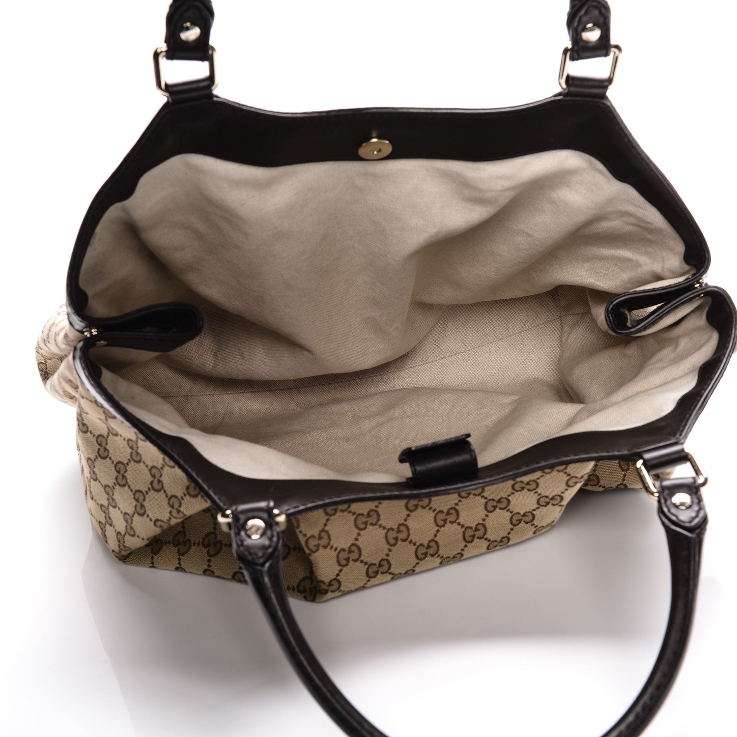 Gucci Monogram Large Sukey Tote Dark Brown 5 of 7