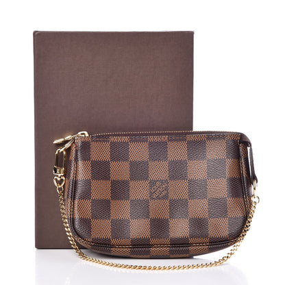 Louis Vuitton Damier Ebene Mini Pochette Accessories 8 of 8