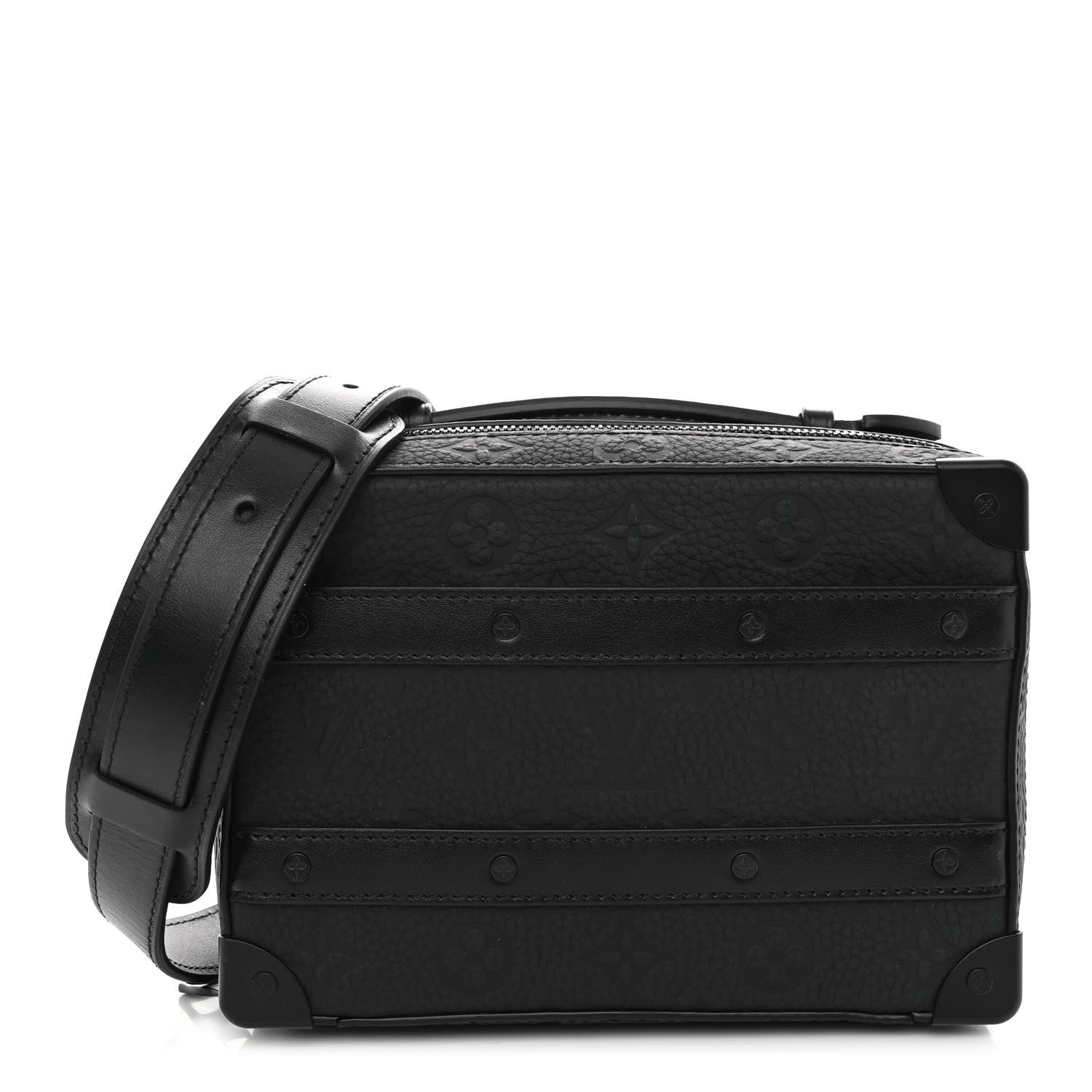 Louis Vuitton Taurillon Monogram Soft Trunk Black 1 of 9