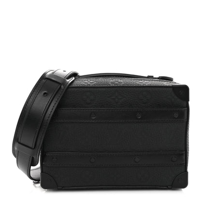 Louis Vuitton Taurillon Monogram Soft Trunk Black 1 of 9