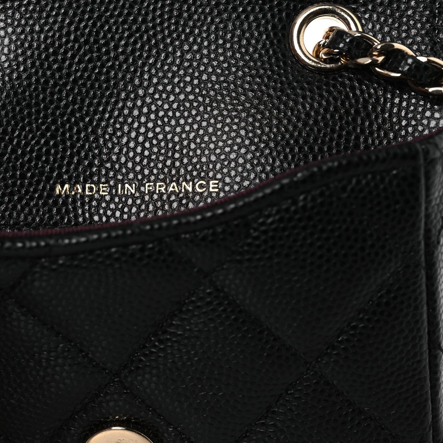 Chanel Caviar Quilted Mini Chain Belt Bag Black 7 of 14
