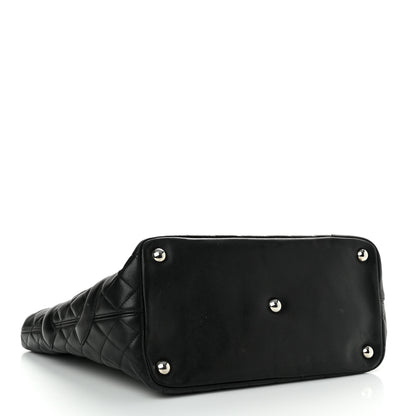 Chanel Calfskin Quilted Large Cambon Tote Black 4 of 15