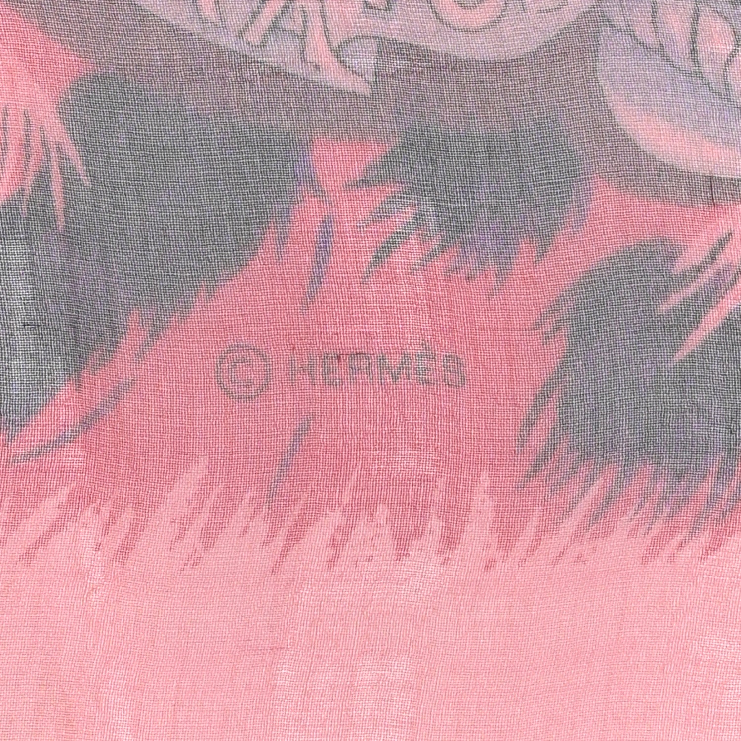 Hermes Mousseline Silk Casques Et Plumets Shawl 140 2 of 6