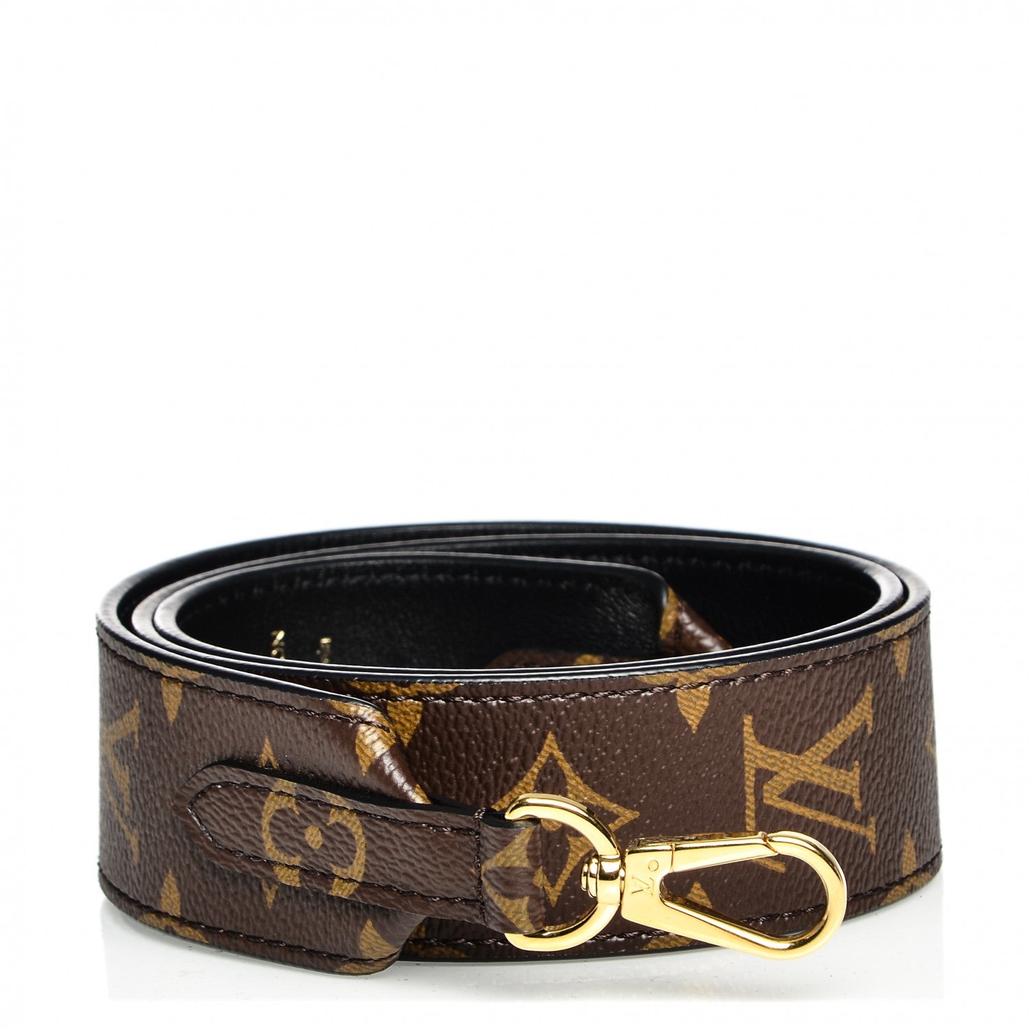 Louis Vuitton Monogram Bandouliere Shoulder Strap Black 1 of 5