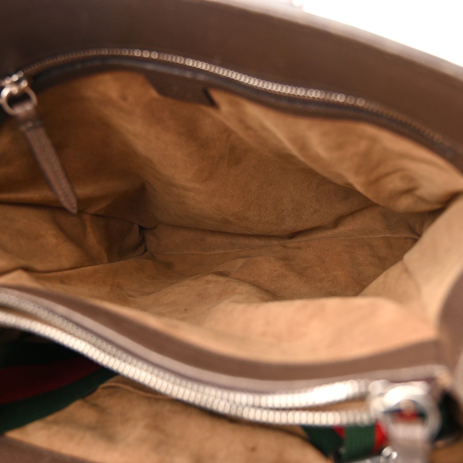 Gucci GG Supreme Monogram Tian Web Vertical Tote Beige Multicolor New Acero 5 of 26