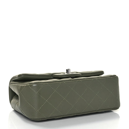 Chanel Lambskin Quilted Mini Rectangular Flap Green 4 of 9