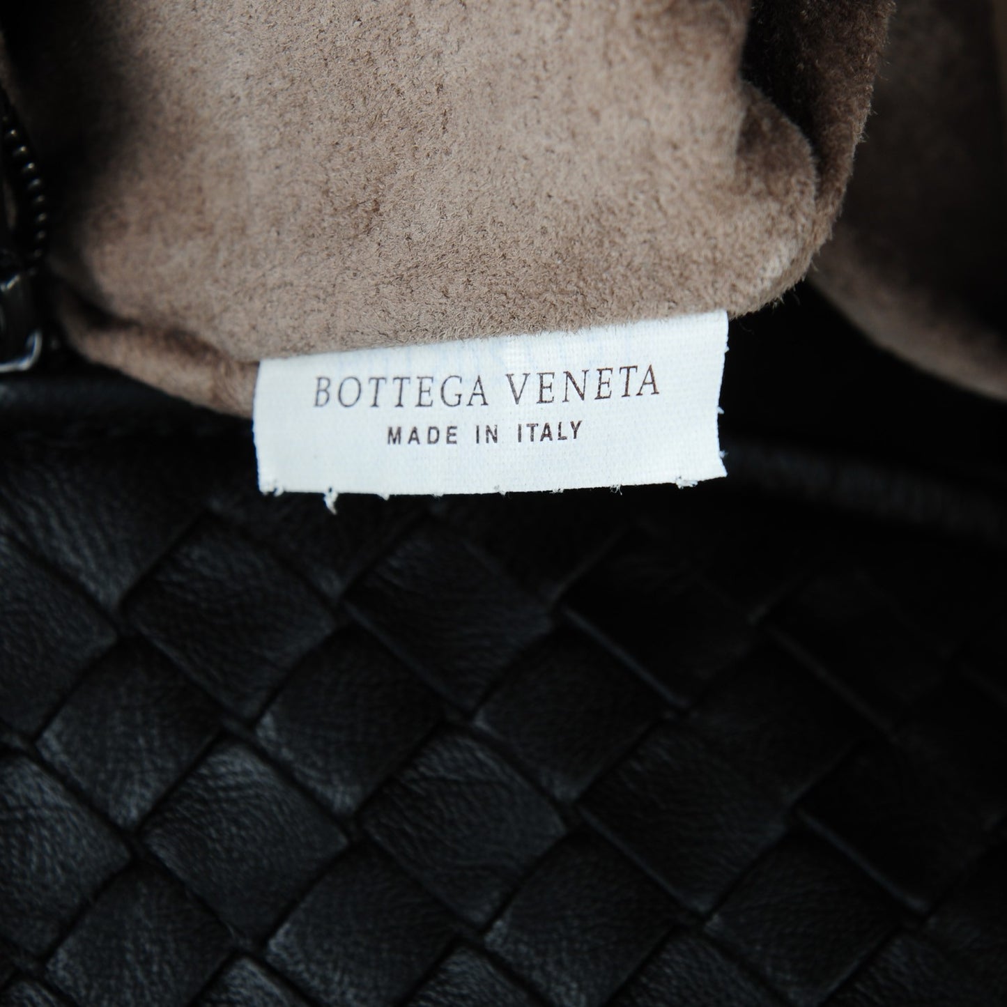 Nappa Intrecciato Large Seamless Tote Nero Black