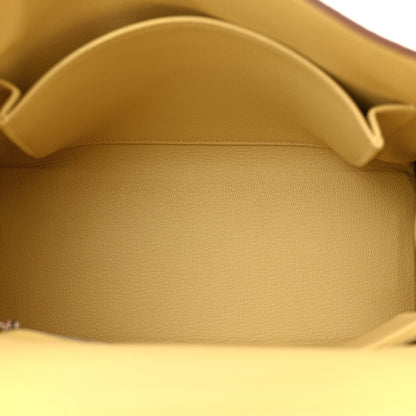 Hermes Togo Kelly Retourne 25 Jaune Poussin 5 of 11