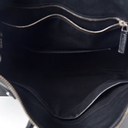 Saint Laurent Grained Calfskin Sac De Jour Souple North South Tote Black 7 of 14