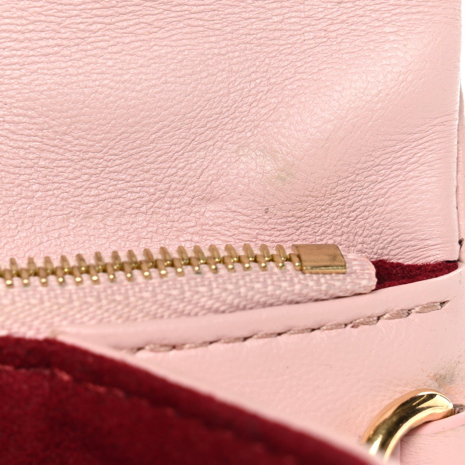 Louis Vuitton Lambskin Embossed Monogram Pochette Coussin Rose 10 of 10