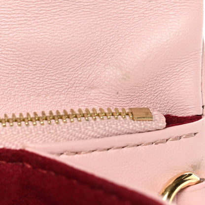 Louis Vuitton Lambskin Embossed Monogram Pochette Coussin Rose 10 of 10