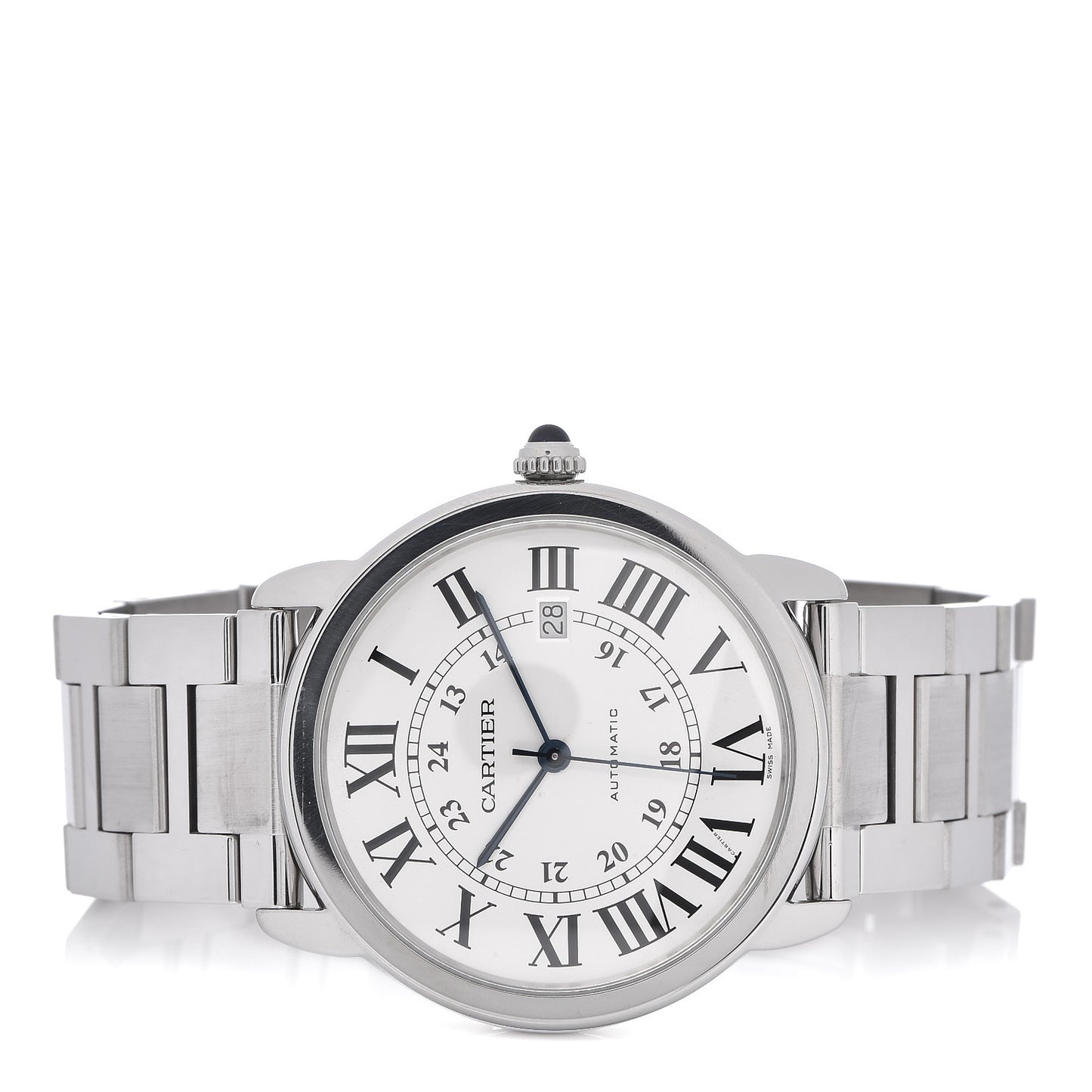 Stainless Steel 42mm Ronde Solo Automatic Watch