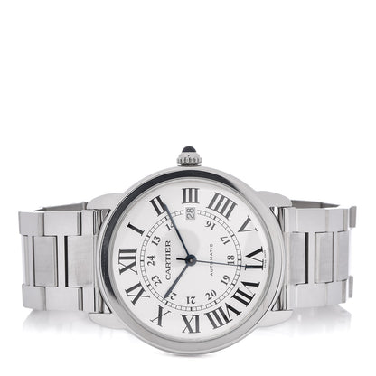 Cartier Stainless Steel 42mm Ronde Solo Automatic Watch 3 of 5