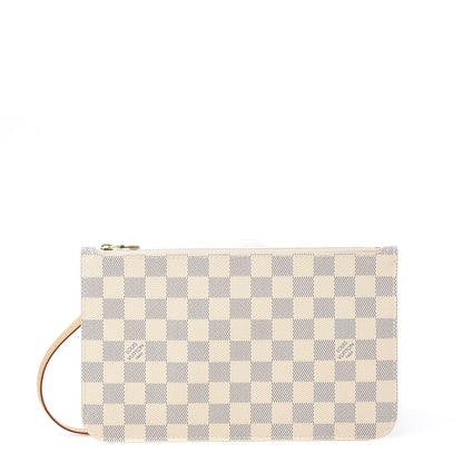 Louis Vuitton Damier Azur Neverfull MM GM Pochette 1 of 7