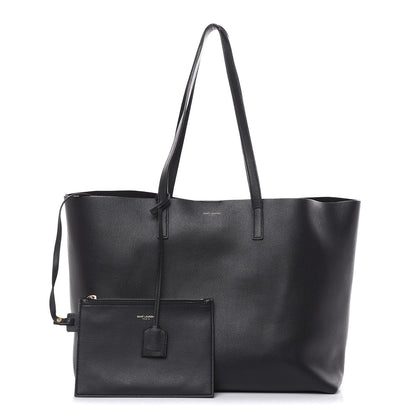 Saint Laurent Calfskin Large Shopping Tote Black 1 of 13