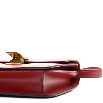 Celine Box Calfskin Teen Classic Box Flap Bag Red 10 of 10