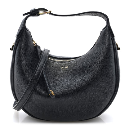 Celine Supple Grained Calfskin Teen Lulu Shoulder Bag Black 1 of 8