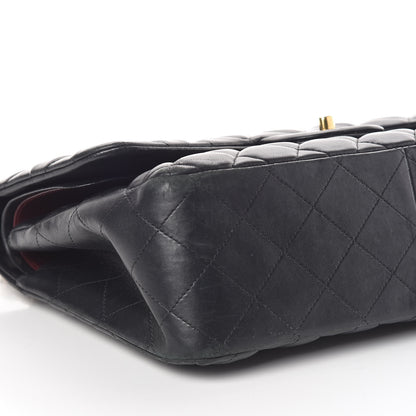 Chanel Lambskin Quilted Jumbo Double Flap Black 13 of 18